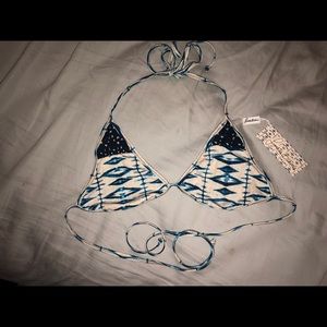 Frankie’s Bikinis Tanner Top- shibori
